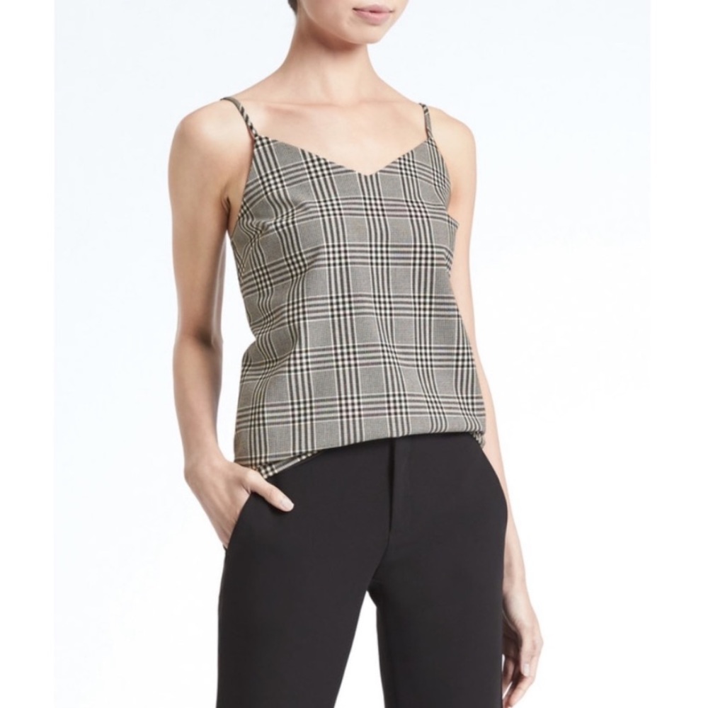 Banana Republic Plaid Camisole